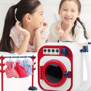 Machine à laver pour enfant en aluminium et métal rouge Kamomé