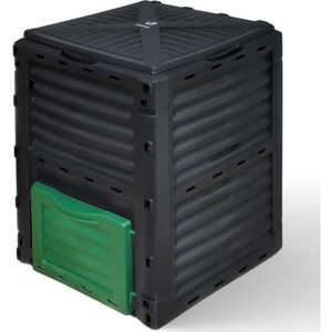 Poubelle composteur Skaza Bokashi Essential 15.3L - Activateur inclus -  Noir/Gris - Cdiscount Jardin