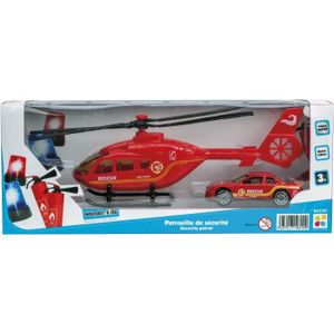 PAW Patrol Hélicoptère de Sauvetage Pat Patrouille - Véhicule de Secours  avec fonction