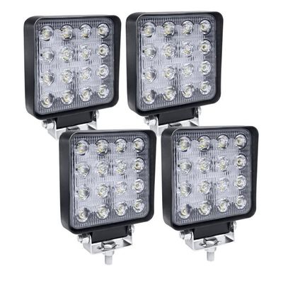 Phare De Travail LED 4 Pouces 48W 8000lm - Longue Portée, IP68 - Compatible Voiture, 4x4, UTV, Bateau - 10