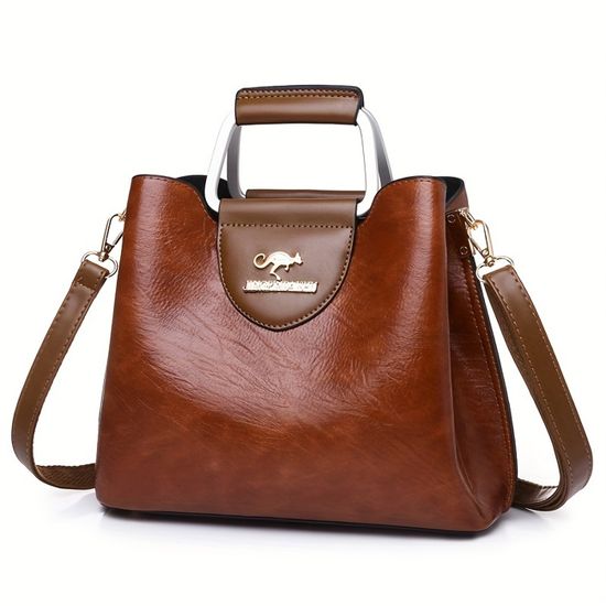 Sac à Main Rétro En Excellent État - Noir, Matière Acétate - Style Fourre-tout - Occasion - Marque SAC