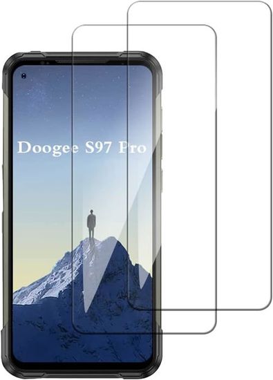 2 Films Protecteurs Verre Trempé 9H Pour Tablette DOOGEE U13 13 Pouces - Anti-rayures, Haute Transparence