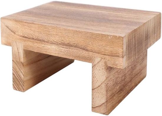 Marchepied Avec Poignée Pour Personnes Âgées - Tabouret Lit Large Antidérapant 181,4 Kg Blanc/Gris