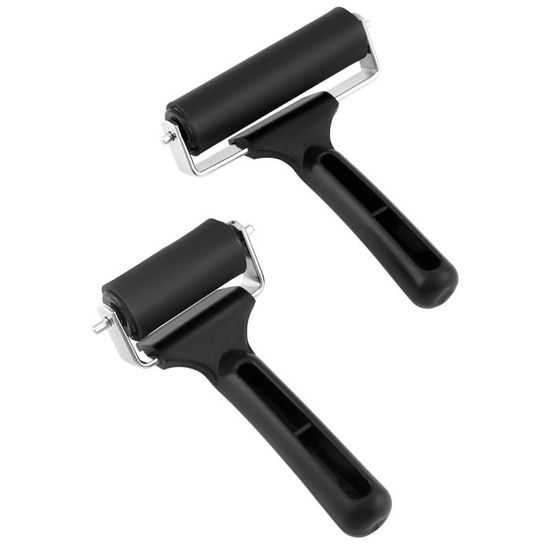 Rouleau D'impression 20 Cm Pour Peinture à L'huile, Poignée Miméographique, Peinture Artistique, Rouleau En Caoutchouc, Rouleau En Caoutchouc, Outil De Gravure, Impression Linoléum