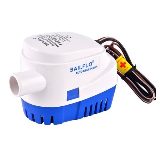 Pompe De Cale Automatique 12V – 1100 GPH, Submersible, Interrupteur à Flotteur - 2