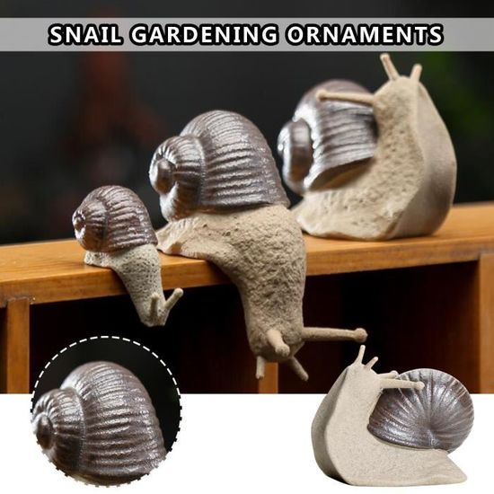 Objet Decoratif Nouveauté Et Décoration De Bureau D'Escargot Mignon Le