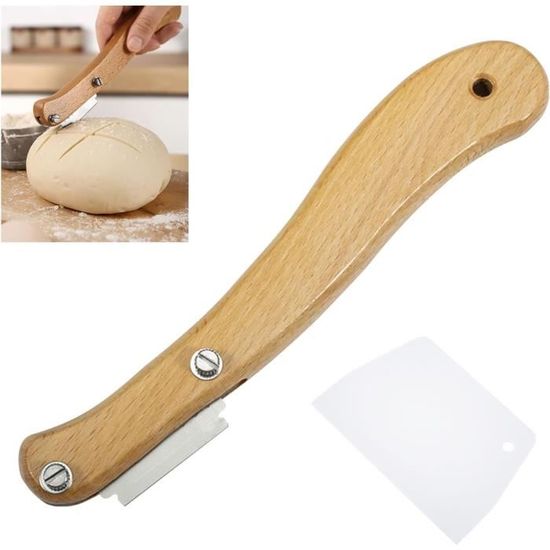 Auvstar Lame A Pain Boulanger,Couteau De Boulanger Couteau A Pain Slashing Outil,Cuisine
