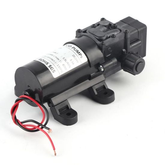 Pompe à Eau Auto-Amorçante 12V 6L/Min - Pompe Haute Pression Diaphragme 70W Pour Camping-car, Bateau, Jardin