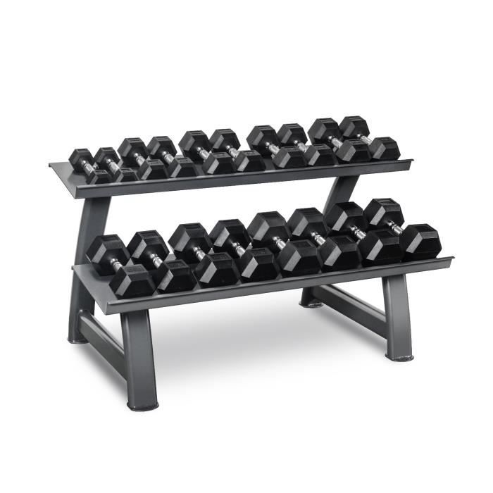 Hàlteres Hexagonaux Set 2- 20Kg + Rack Titanium Strength