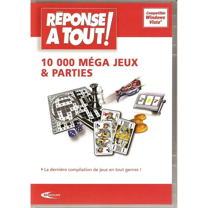 10 000 Mega Jeux Et Parties - PC - Neuf