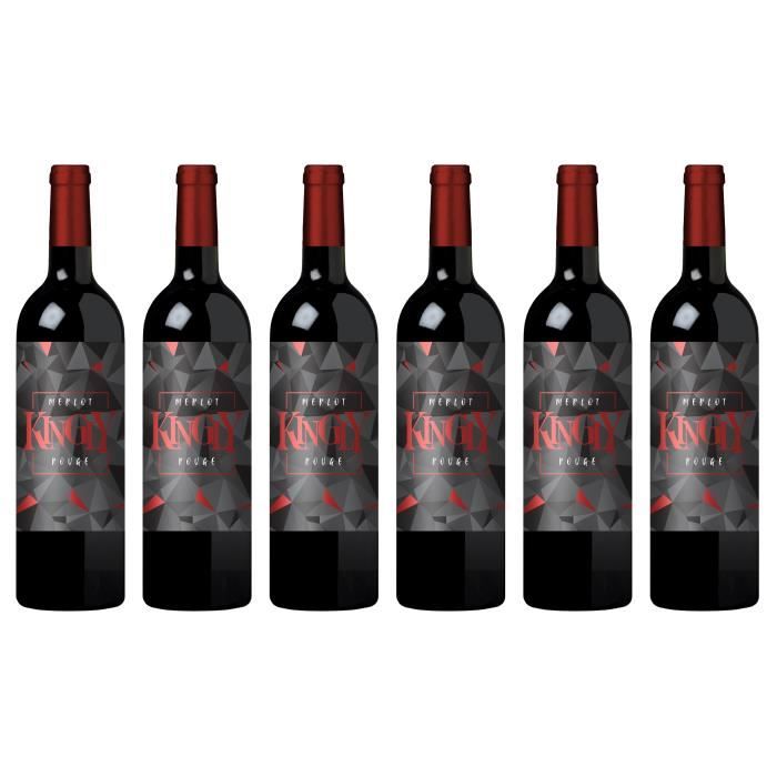 Kingly - 6x75cl - Bordeaux Supérieur Rouge - Merlot - 2014