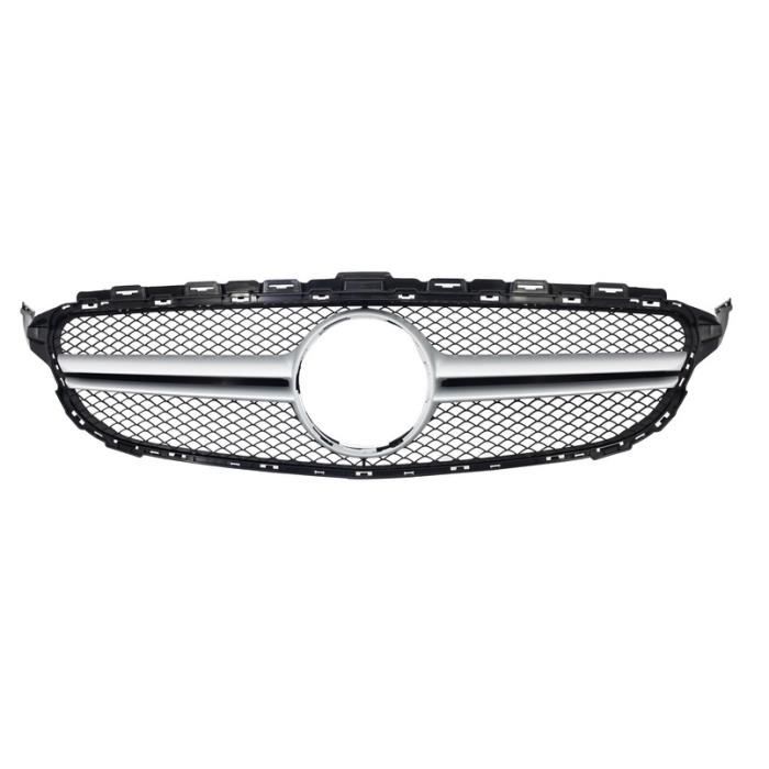 CALANDRE LOOK AMG C63 MERCEDES CLASSE C W205 - COMPATIBLE AVEC VOTRE ANCIENNE EMBLEME