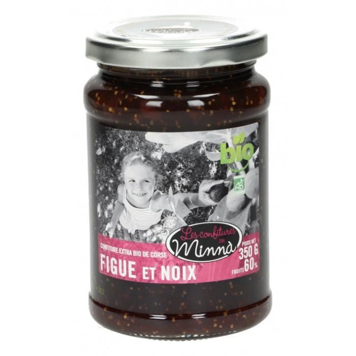 Confiture figue & noix 350gr - Les spécialités de Minna
