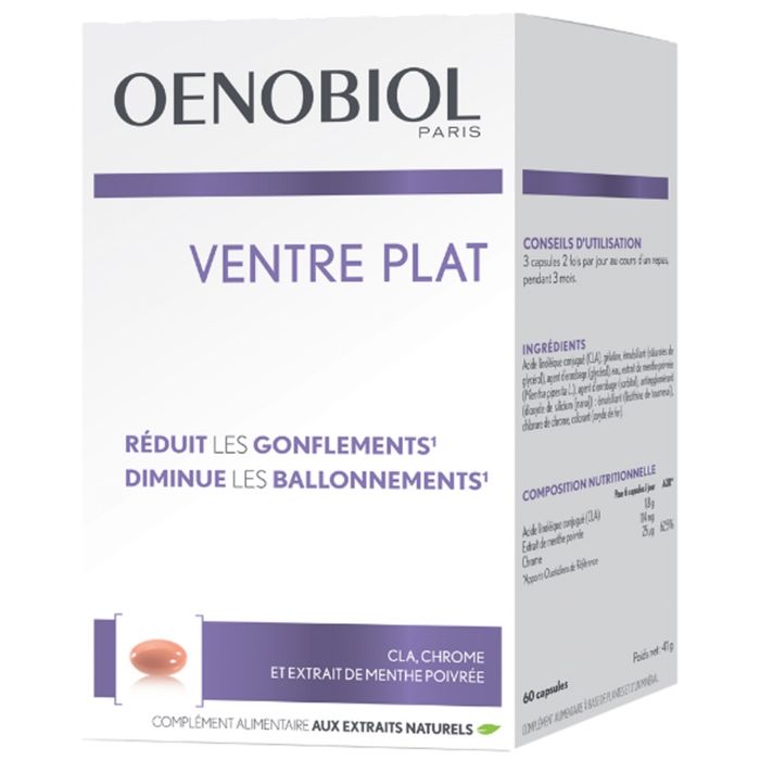 Oenobiol Ventre Plat Femme 45 + 60 capsules