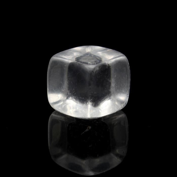 JIE 5pcs Cube Pierre Glace Whisky Rafraîchisseur Vin Rouge Bière