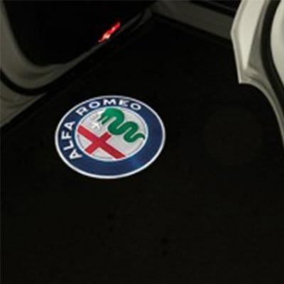 1 -Projecteur Laser Led pour portes de voiture, 2 pièces, pour Alfa Romeo giuletta 159 Giulia Mito Stelvio Brera Spider