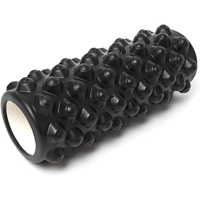 Rouleaux en mousse Rouleau De Massage Petit Yoga Pillar Fascia Rouleau Idéal pour Desserrer La Boule De Rouleau Noir du T248