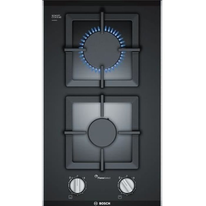 Table gaz vitrocéramique 30 cm BOSCH PSB3A6B20