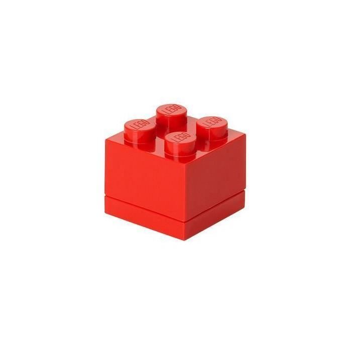 LEGO Mini boite de rangement - 40111730 - Empilable - Rouge