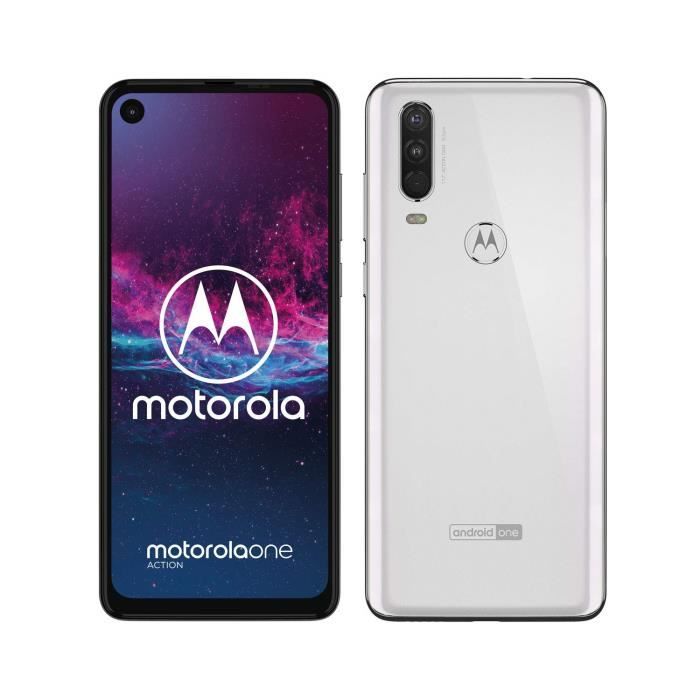 Motorola XT2013 One Action Dual Sim 128GB Pearl White de