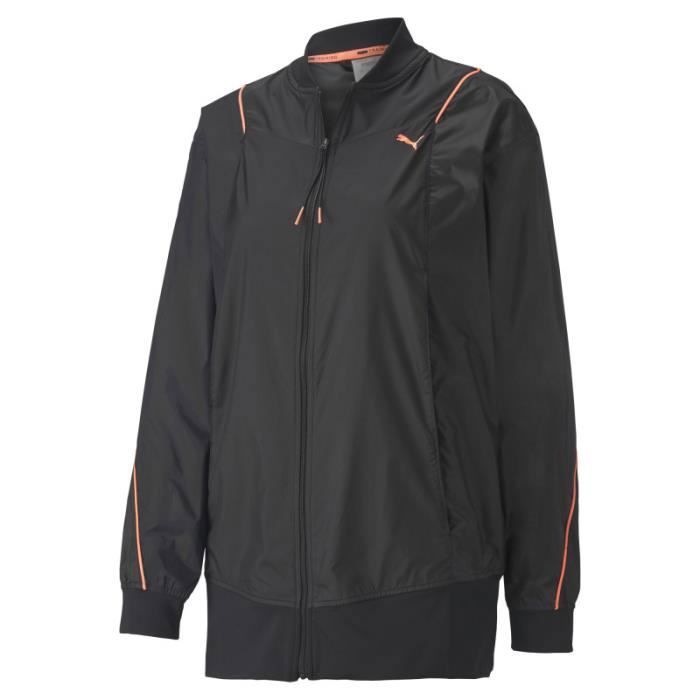 Veste de survêtement Puma PEARL - Réf. 519562-01. Couleur : Noir. Détails. - Coupe ergonomique pour une plus grande liberté de