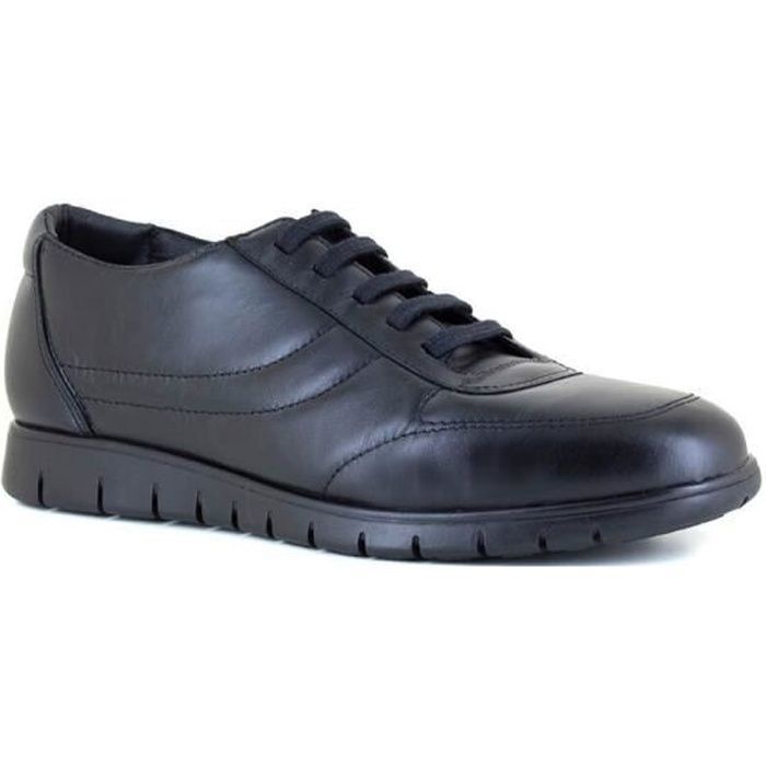 Basket Homme J.Bradford Cuir Noir JB-PARIS