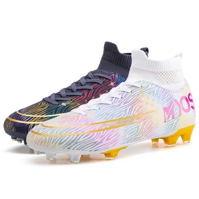 Chaussures de Football JINDING 332 Homme Canard Mandarin Crampons de Foot Professionnel Antidérapant Entrainement Sport Adolescents