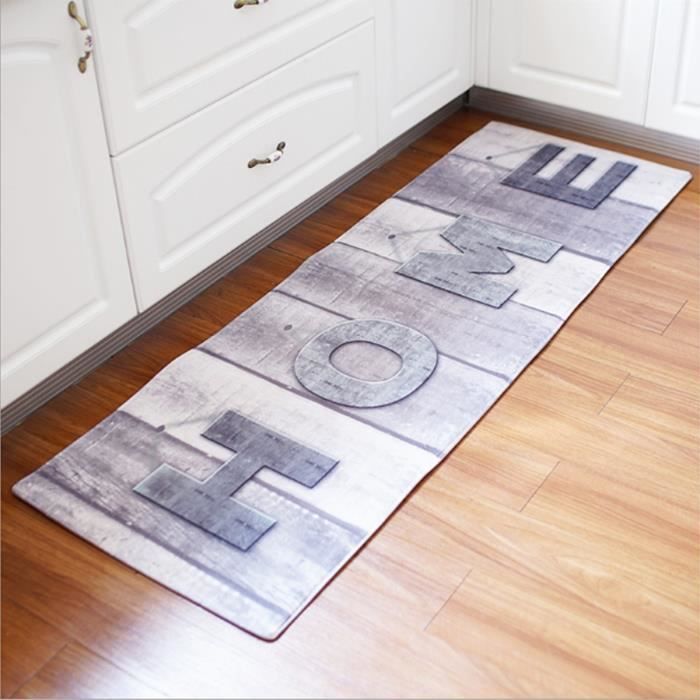 NEUFU Tapis de Sol - Tapis de Cuisine Tapis de Bain - Antidérapant - HOME 60X180cm