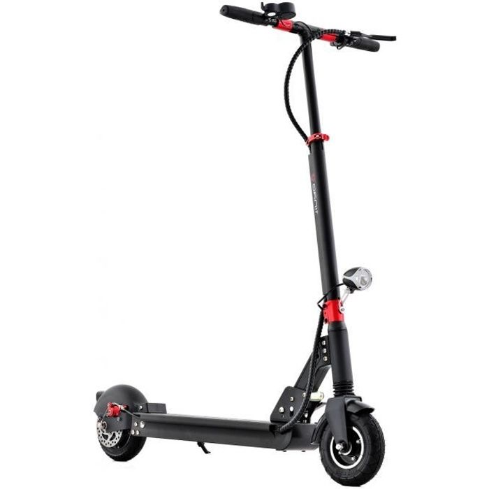ORNII Ariane 2 Max - Trottinette Electrique Pliable - Eclairage LED - Roues 8 Pouces - Frein à Disque - Moteur 350W - Noir