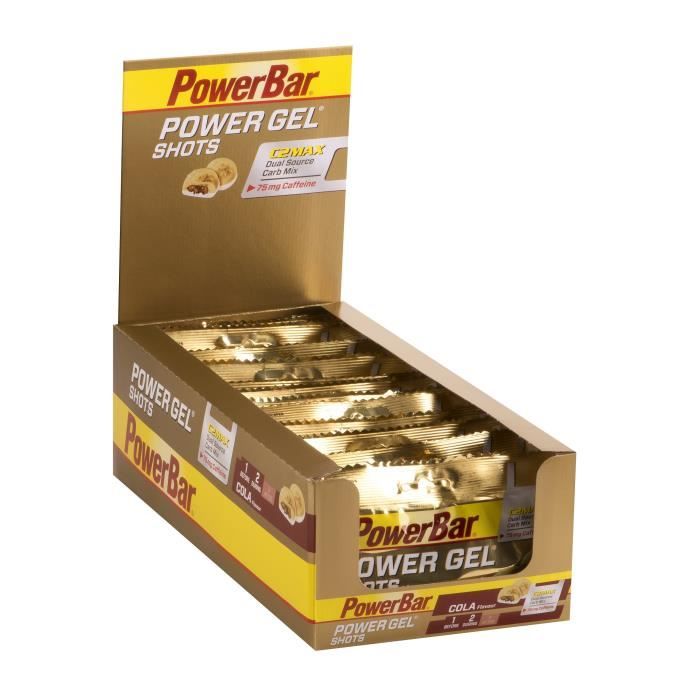 POWERBAR Lot de 16 gels Shots - Coca - 60 g