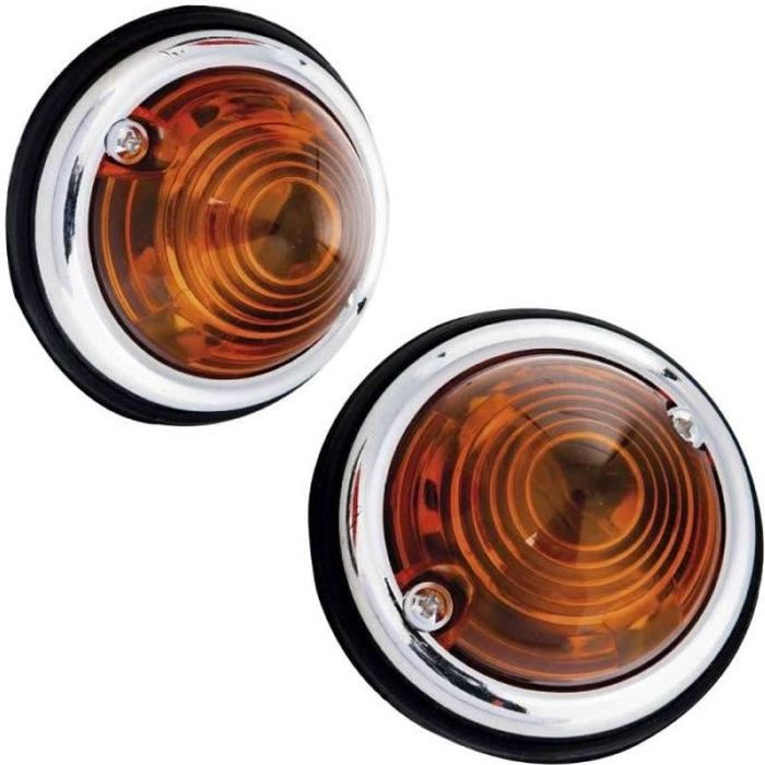 Feux de gabarit rond orange