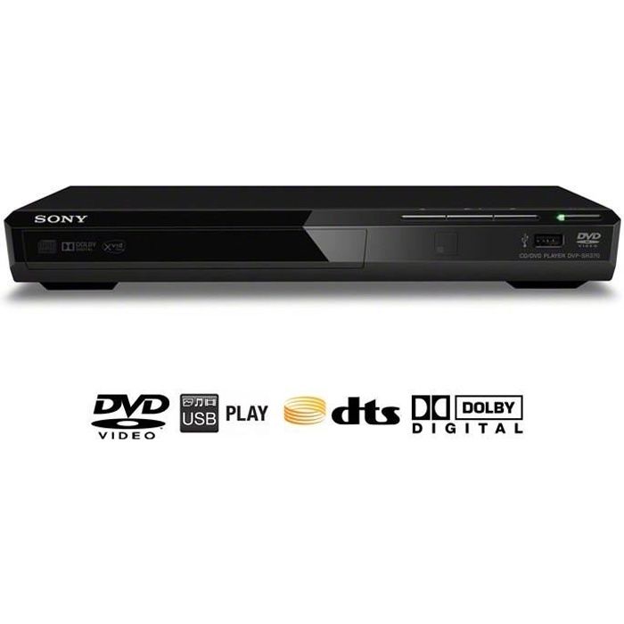 SONY DVP-SR370B Lecteur DVD / Xvid USB