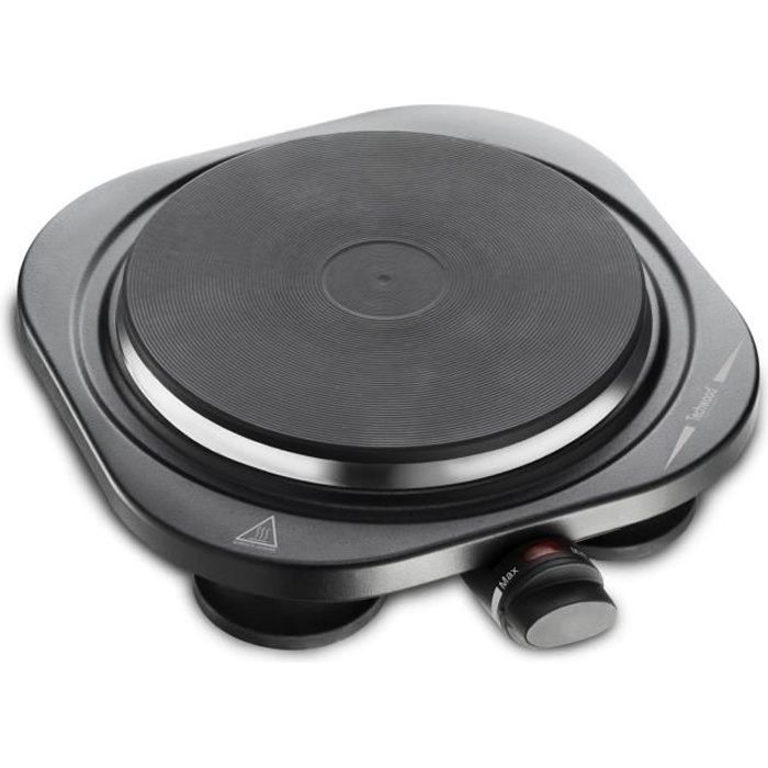 TECHWOOD TPE-109 Plaque de cuisson posable en fonte - Noir