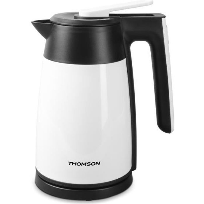 THOMSON - THKE09109W - Bouilloire Electrique Isotherme - 1,7 Litres - 2200 Watts - Coloris Blanc