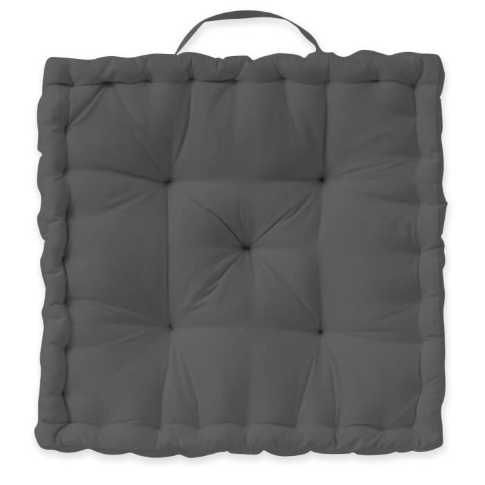TODAY Coussin de sol 100% coton - 40 x 40 cm - Canon de fusil