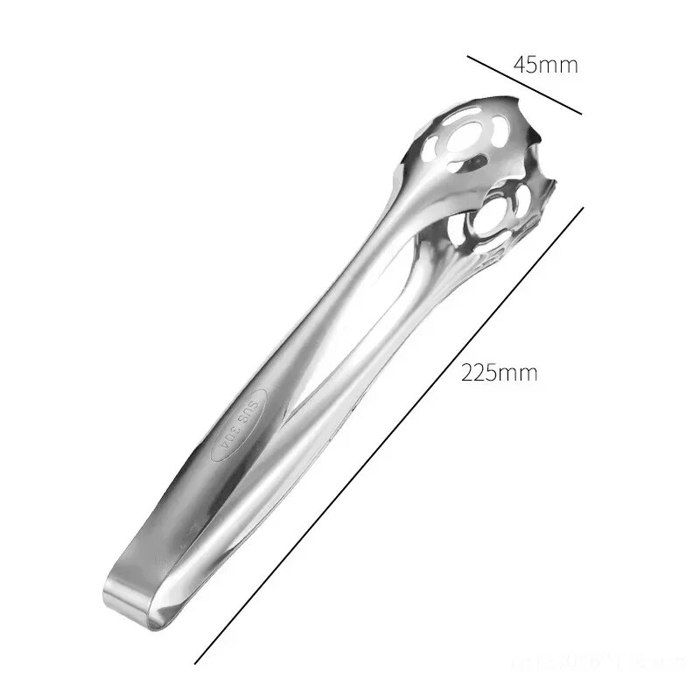 Pince Barbecue Multifonction Acier Inox 304 Avec Silicone - Anti-Brûlure Et Anti-Glisse
