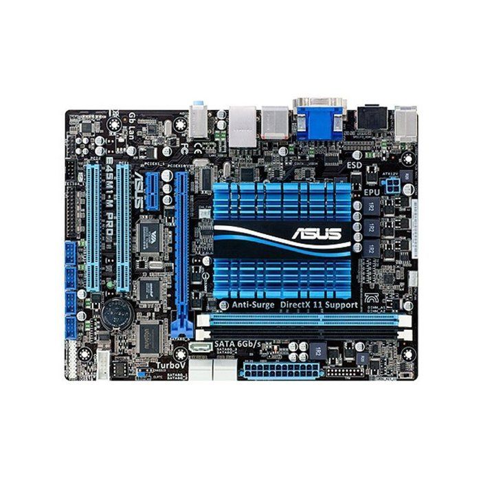 Carte mère ASUS E45M1-M PRO AMD A55 Processeur intégré 2xDDR3 8GB Micro ATX - Asus