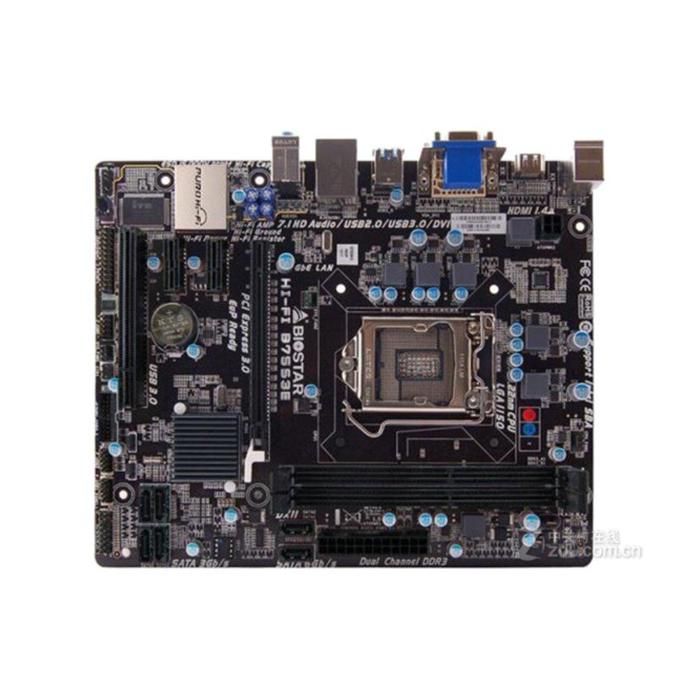 Carte mère Biostar Hi-Fi B75S3E Intel B75 LGA 1155 2xDDR3 16GB Micro ATX - Biostar