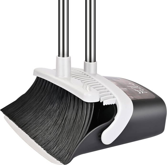 Balai Métallique 160 Cm Poils Acier Inoxydable | Brosse Terrasse étang Béton Extérieur