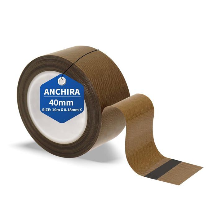 Ruban Adhesif en Teflon 40 mm x 10 m Ruban en Teflon Haute Temperature