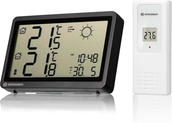 Thermomètre Hygromètre Analogique - Station Météo Intérieure, Cadran Grand Format - Pour Cave, Serre, Chambre