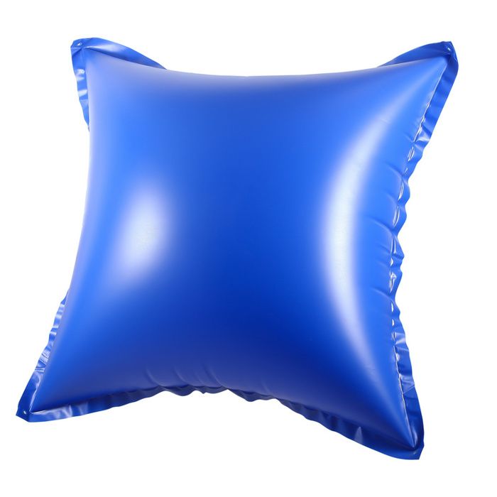 Coussin Triangulaire Gonflable Wellnoon – PVC Plié Avec Coiffe Noire Et Rouge