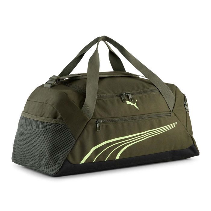 PUMA Sac de sport vert olive pour femme et homme Fundamental