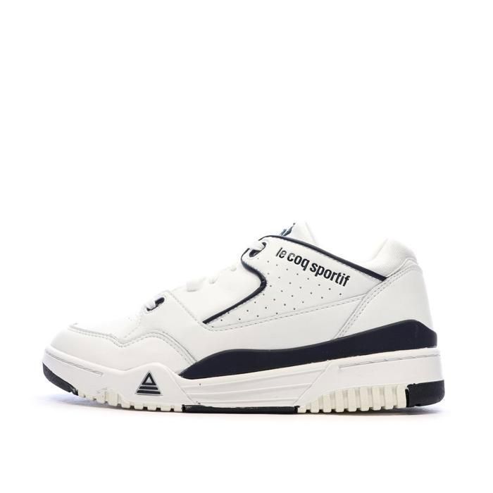 Le Coq Sportif Baskets Blanches/Marine Homme Le Coq Sportif T1000