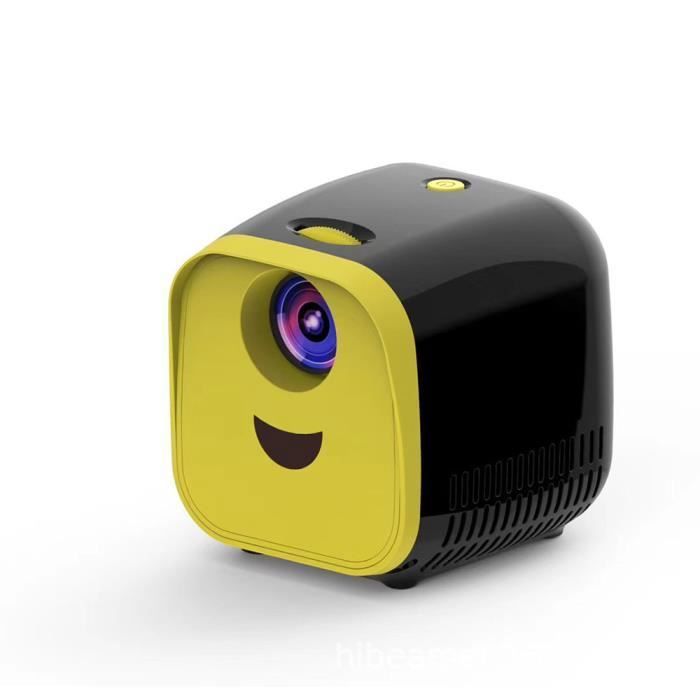 Projecteur portable Mini Projecteur HD 1080P avec des Yeux, Cinéma Maison, Vidéoprojecteur pour