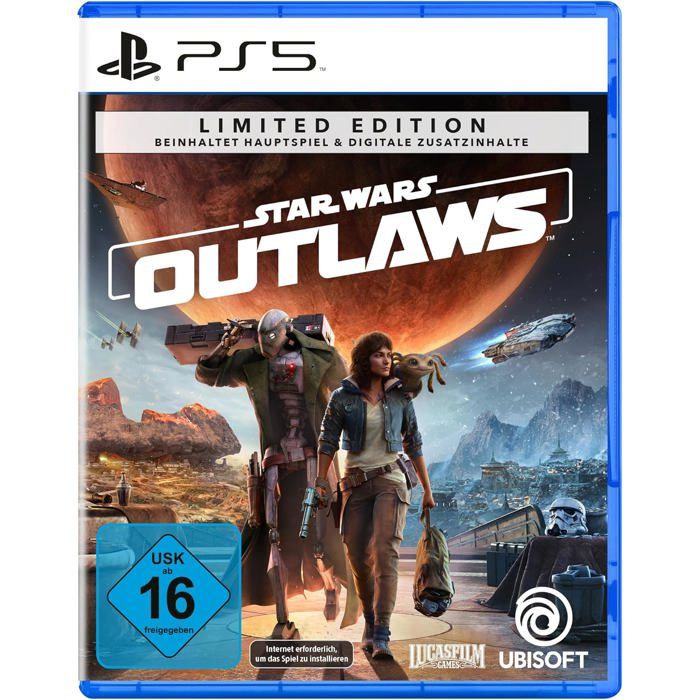 Jeu vidéo Star Wars Outlaws Édition Limitée PlayStation 5 Monde Ouvert