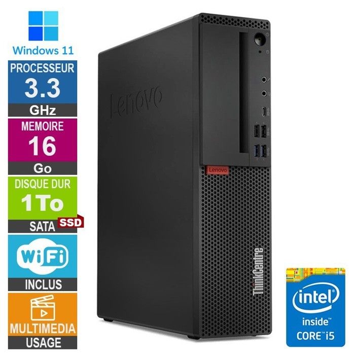 M720s i5 3.30GHz SSD Wifi W11 Très bon état - vue 2