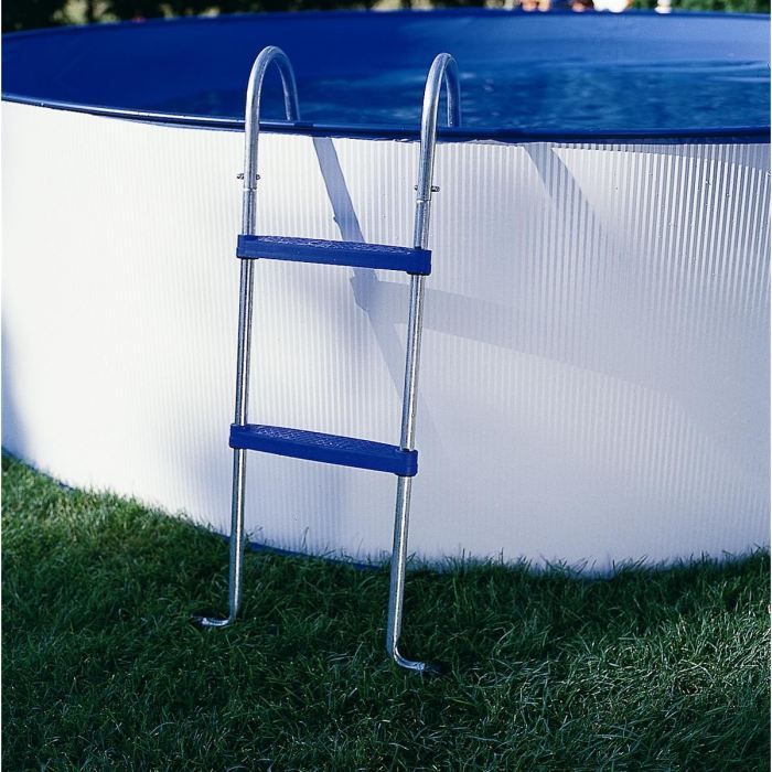 Échelle 2x2 Marches Pour Piscine Hors Sol Hauteur 84 Cm - Bestway
