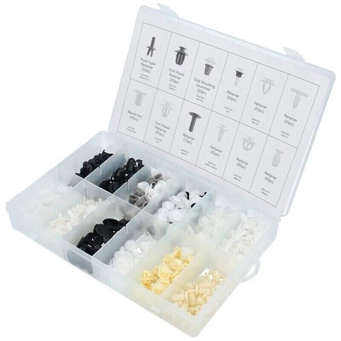 Glarks – 502 Vis Universelles RC + Outils – Acier Inoxydable – Pour Voitures 1/8 à 1/16 – Boîte De Rangement