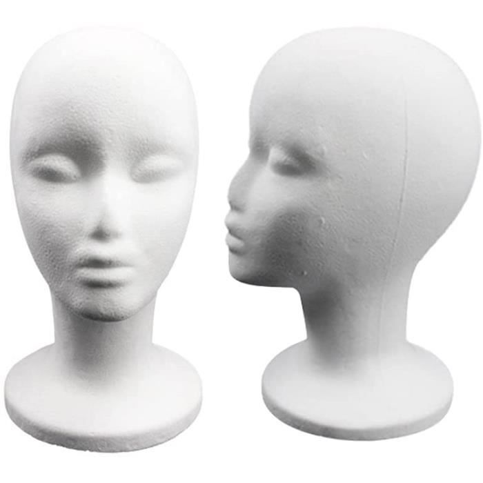 Tete a shop perruque polystyrene